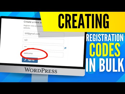 Creating Invitation Codes Based On Mail Lists | WordPress